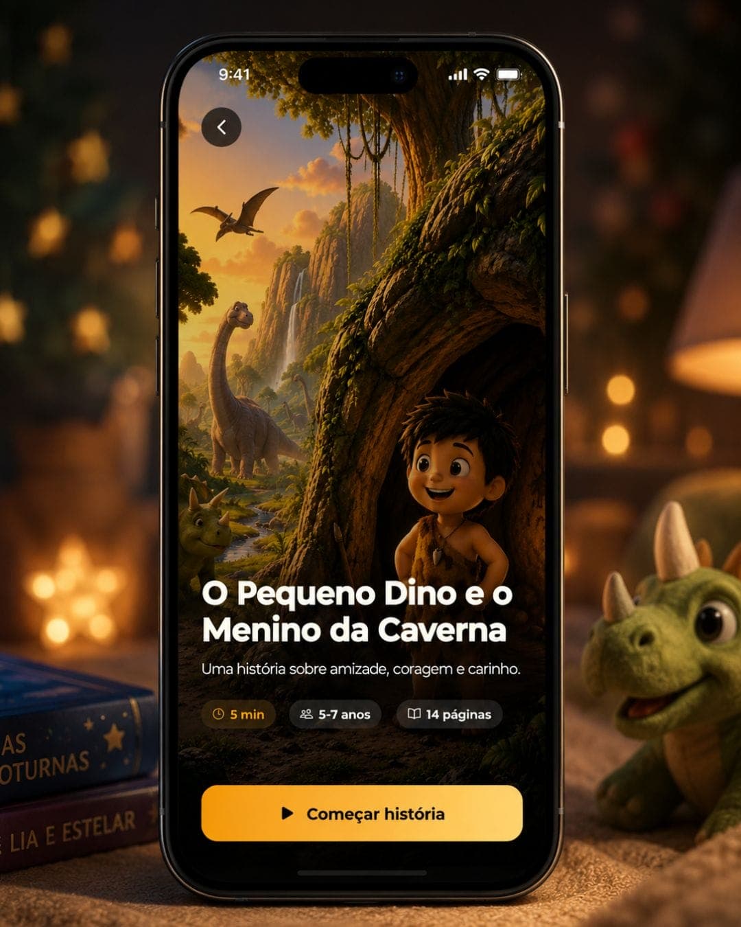 Lumi Kids — reprodução de história com narração em áudio